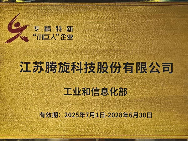 專精特新“重點(diǎn)小巨人”企業(yè)