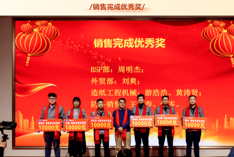 騰旋銷售完成獎 騰旋銷售完成獎